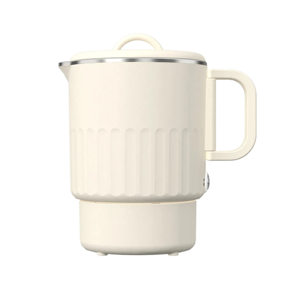 COOSKR 1000ml electric soup kettle multi-function cooker with boiling, steaming, and pouring features”