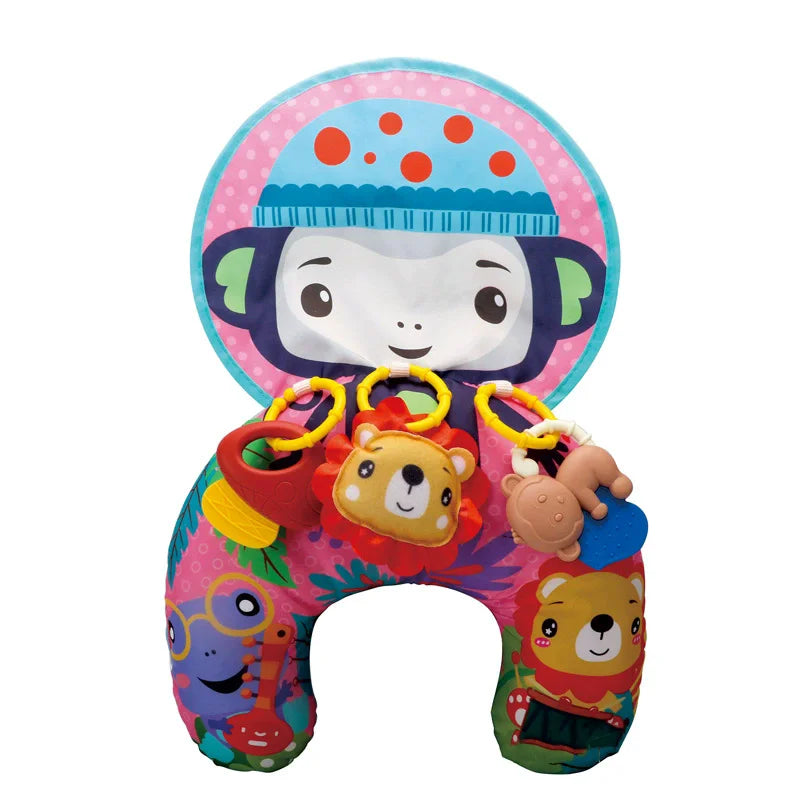 Tummy Time Baby Pillow & Mat – Sensory Support Playset