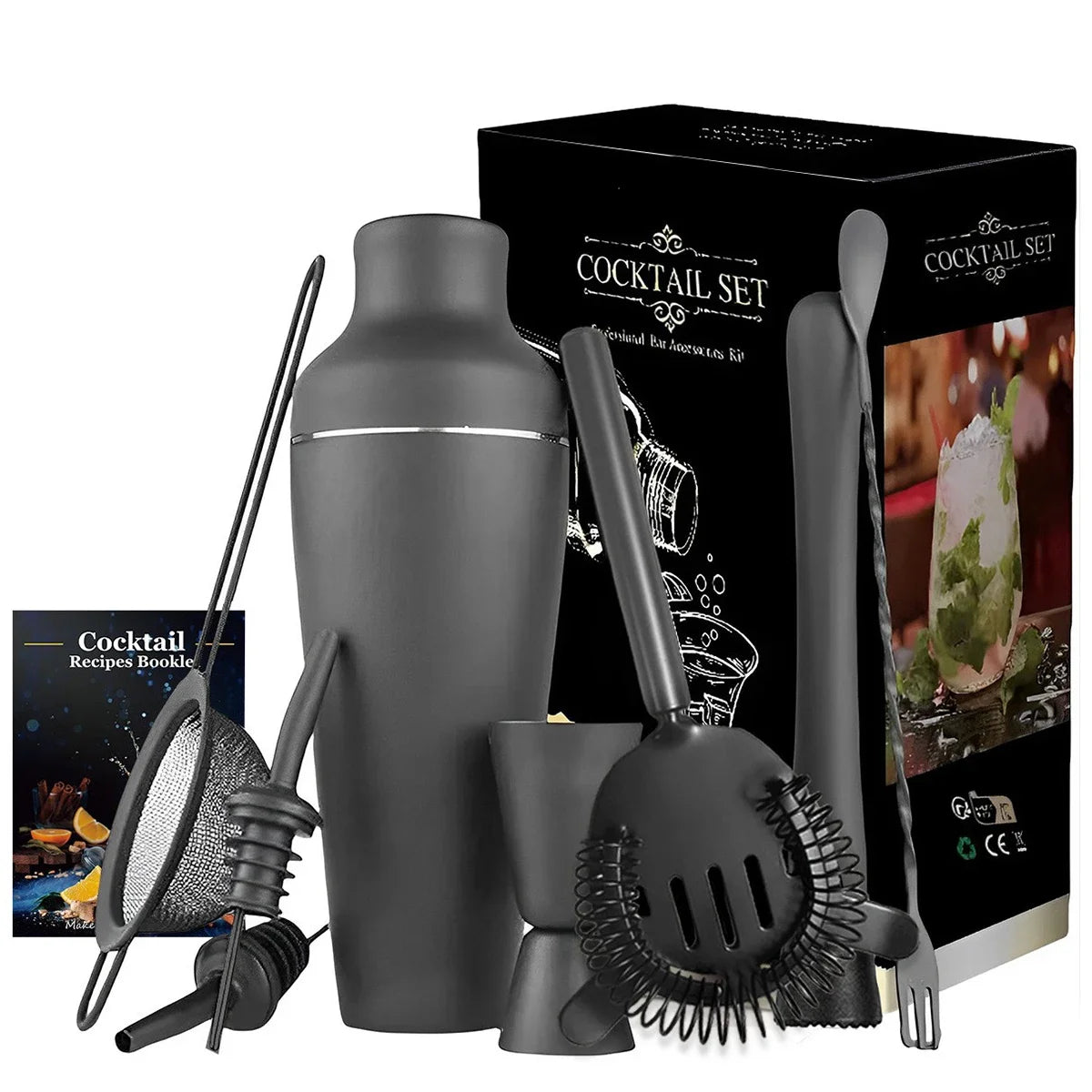Premium Cocktail Shaker Set – Professional Bartender Kit