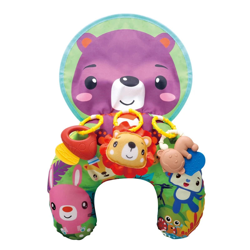 Tummy Time Baby Pillow & Mat – Sensory Support Playset