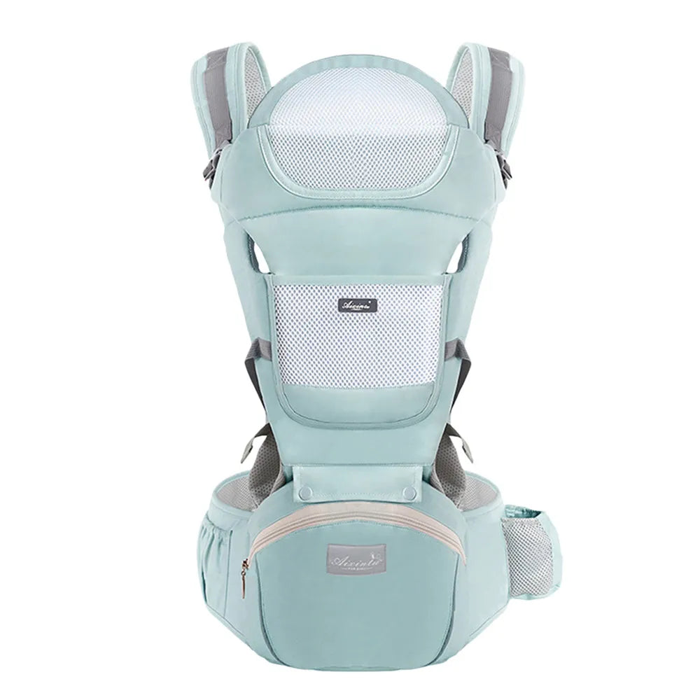 Ergonomic Baby Carrier with Hip Seat – Breathable, All-Position
