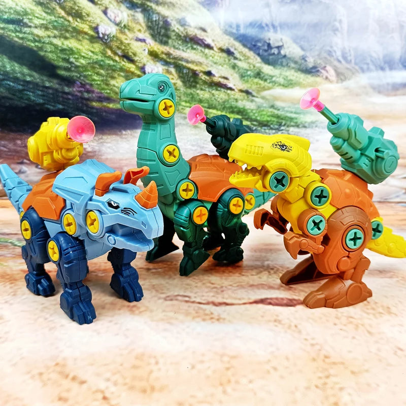 “Interactive dinosaur build toy for kids – creative assembly play”