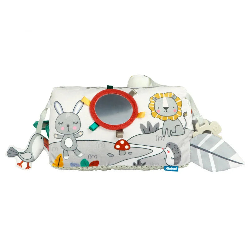 Tummy Time Baby Pillow & Mat – Sensory Support Playset