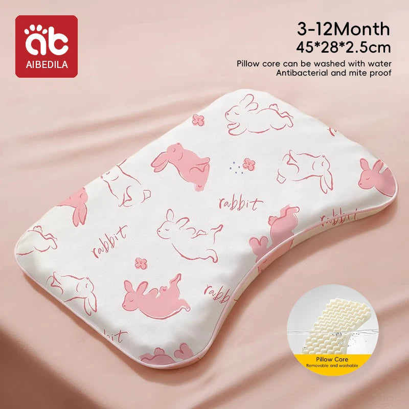 Aibedila Baby Pillow – Soft Ergonomic Comfort for Peaceful Sleep