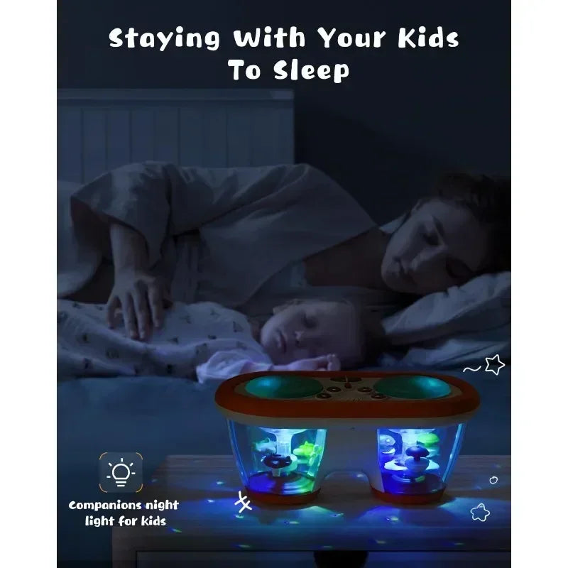 “Baby musical drum set toy with lights and sound