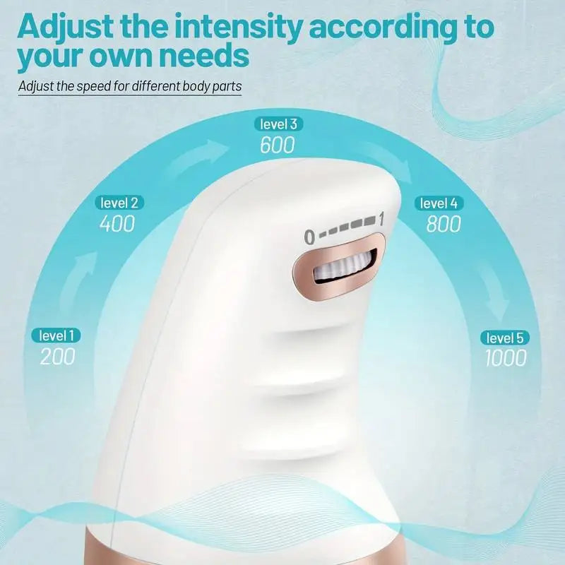 Electric vibrating body slimming massager for deep tissue fat reduction and cellulite removal