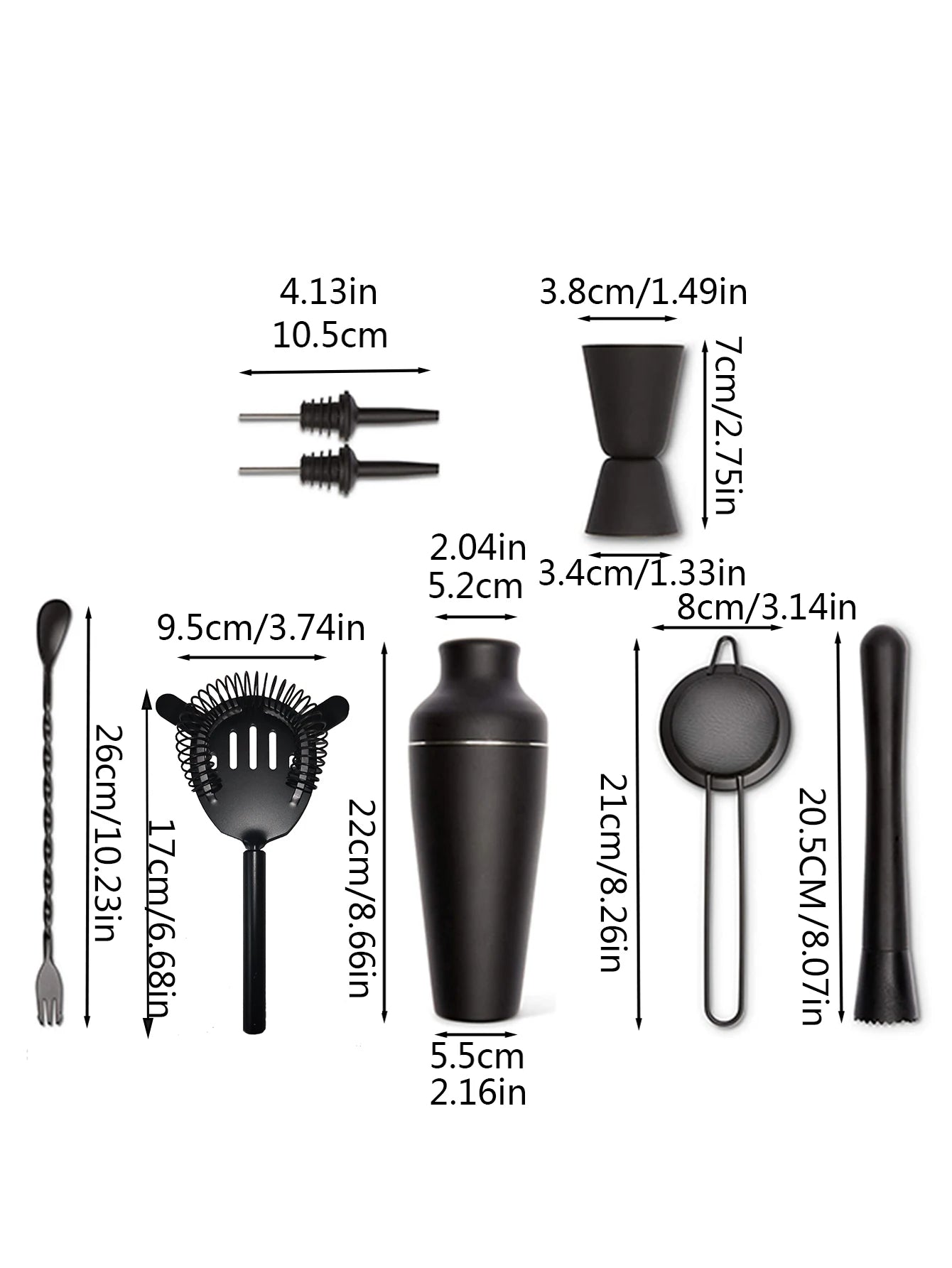Premium Cocktail Shaker Set – Professional Bartender Kit