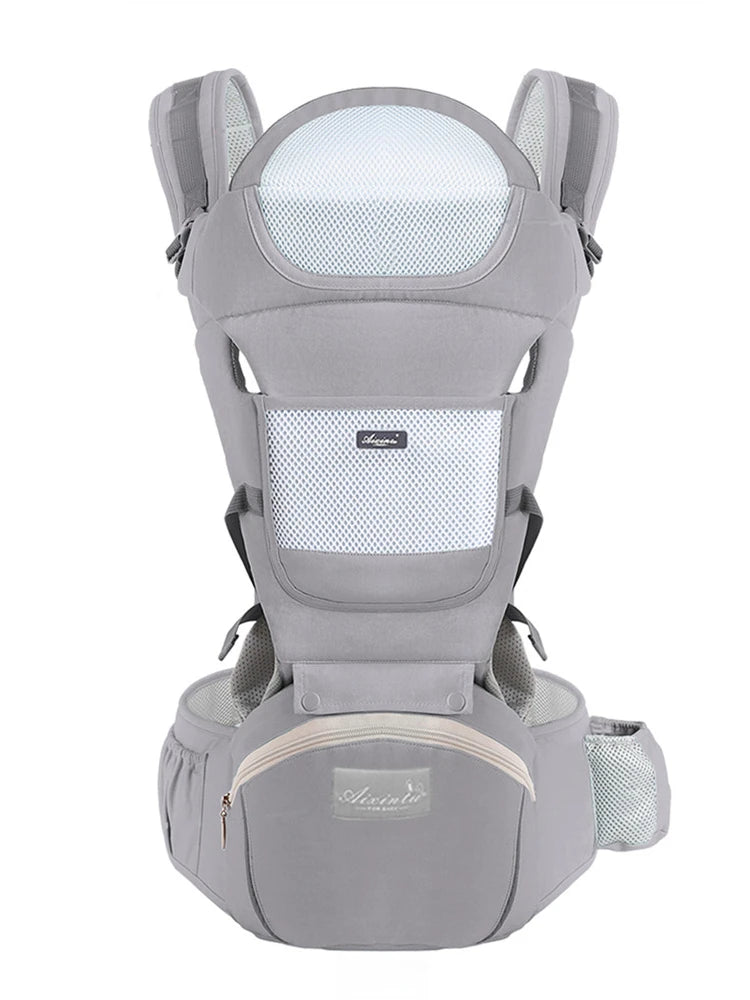Ergonomic Baby Carrier with Hip Seat – Breathable, All-Position
