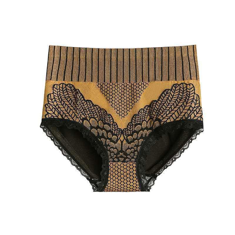(🔥Achetez-en 1 et obtenez-en 5 gratuitement 🔥) Culotte à Taille Haute en Dentelle pour Femmes