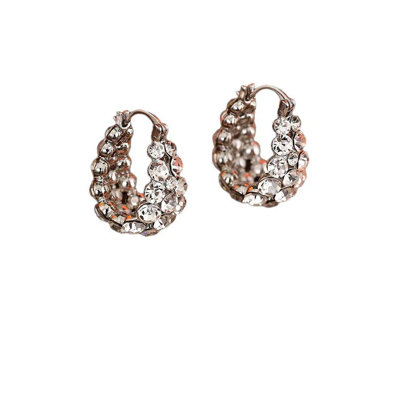 Boucles d’Oreilles Élégantes à Strass