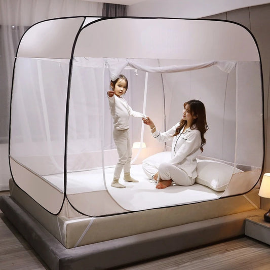 Luxury Pop-Up Mosquito Net Tent – Bed Canopy for Safe Sleep