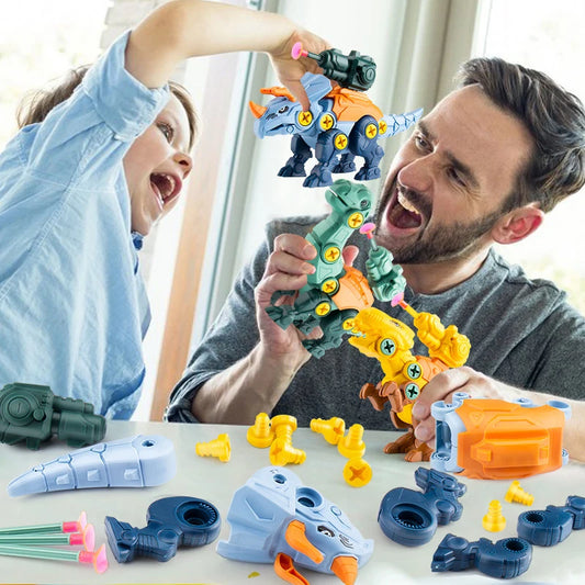 “Interactive dinosaur build toy for kids – creative assembly play”