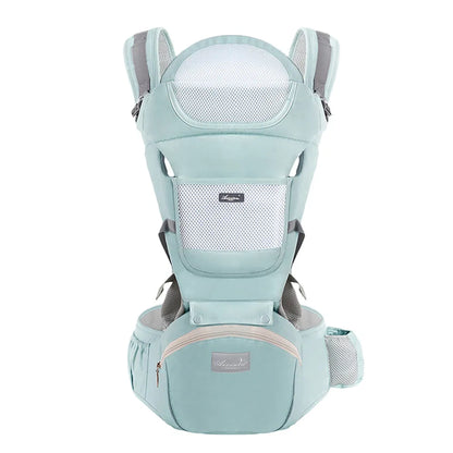 Ergonomic Baby Carrier with Hip Seat – Breathable, All-Position