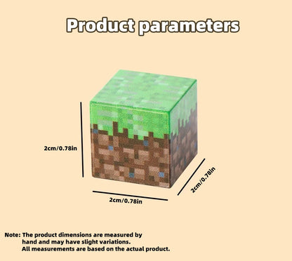 Pixel block building set for family play, colorful cubes, and themed characters